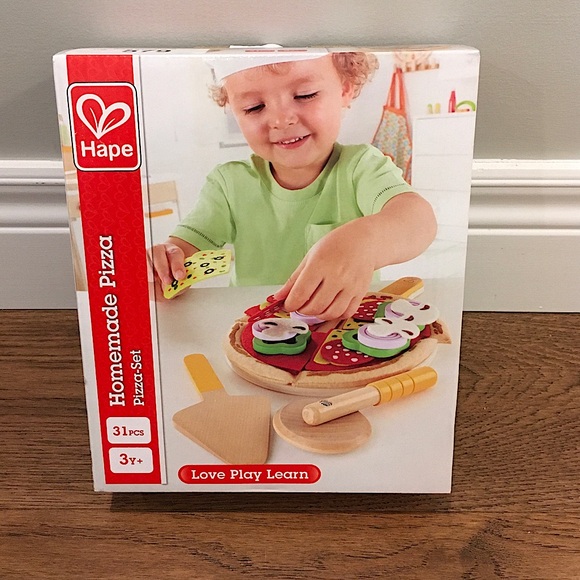 New Hape wooden homemade pizza set - Picture 1 of 2